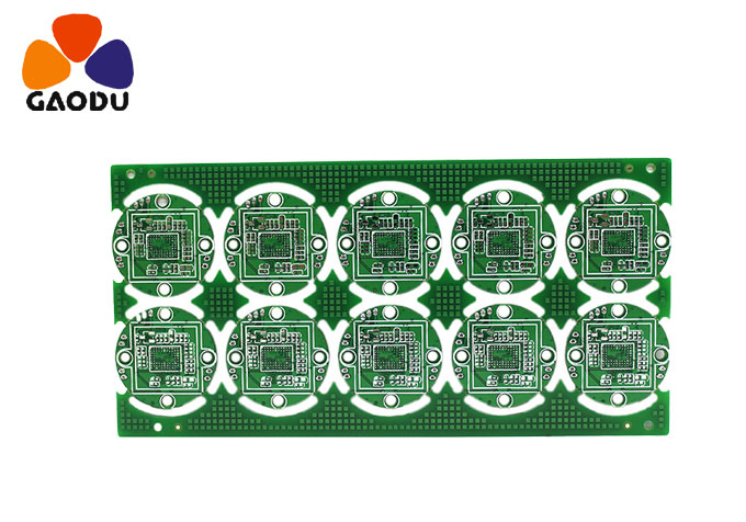 4层阻抗控制金属包边喷锡PCB电路板