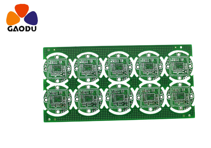 4层阻抗控制金属包边喷锡PCB电路板