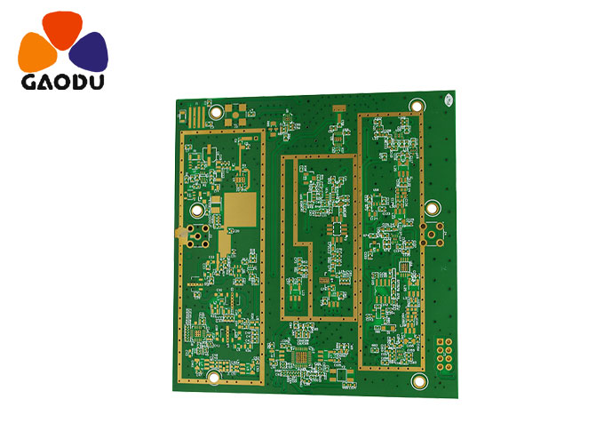 6层ROGERS+FR4混合介质PCB电路板