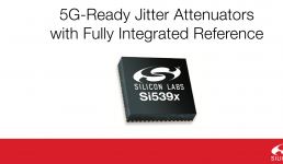 面向5G且完全集成参考时钟的抖动衰减器 简化高速网络时钟