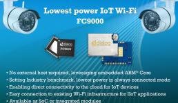 Dialog半导体公司推出最新超低功耗Wi-Fi SoC，加速IoT部署