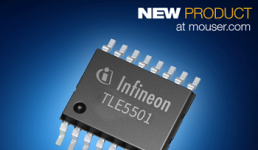 Infineon TLE5501 XENSIV TMR传感器在贸泽开售 一颗芯片即可满足ASIL